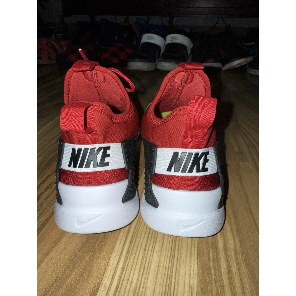 Nike Air Huarache Drift Lifestyle‎ Kids 3Y 3 White Red Volt Shoes 943344-700